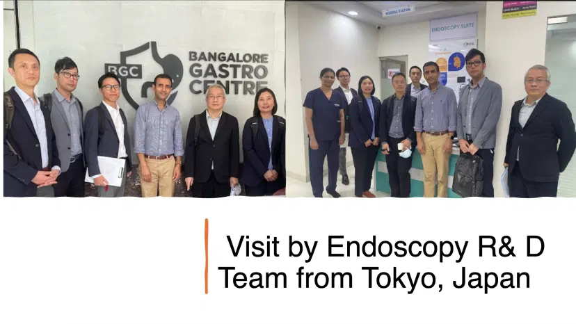 Visit by Endoscopy R& D Team from Tokyo, Japan - Dr. Yogananda Reddy