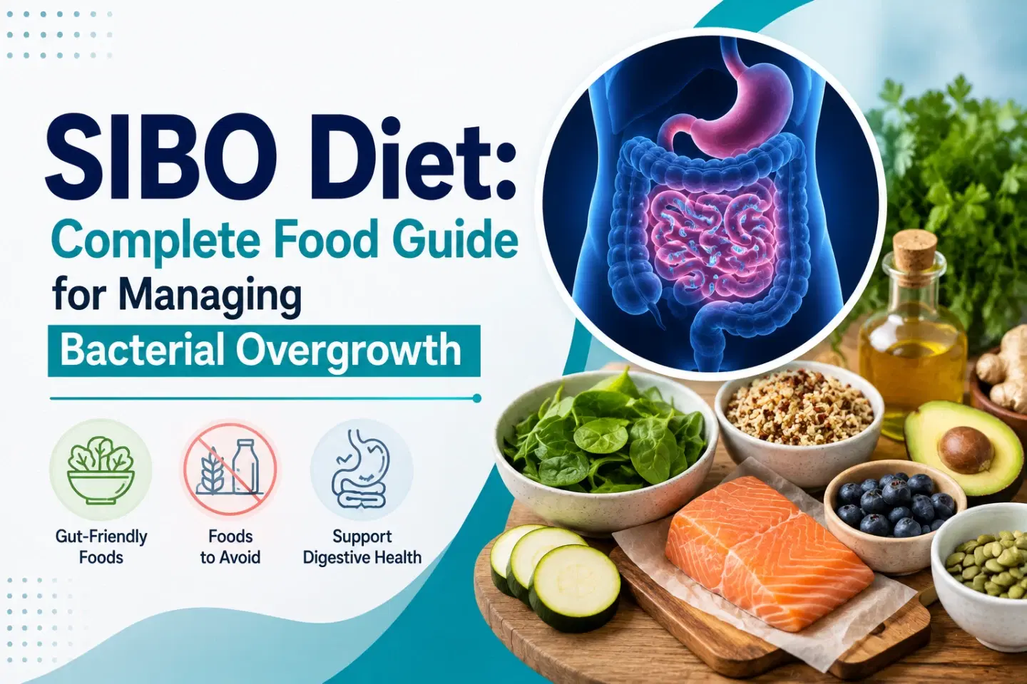 SIBO Diet: Complete Food Guide for Managing Bacterial Overgrowth