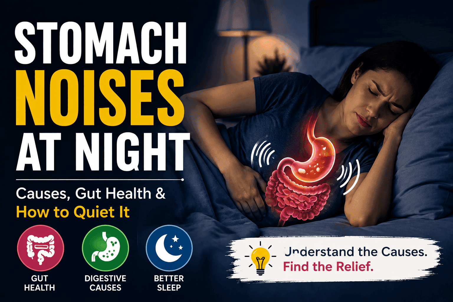 Stomach Noises at Night: Why It Happens & How to Quiet It